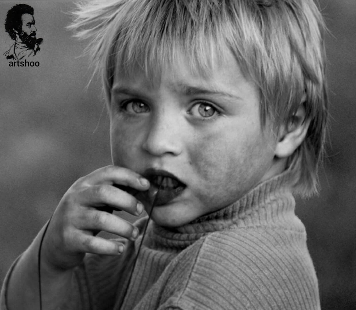 آموزش نقاشی سیاه قلم